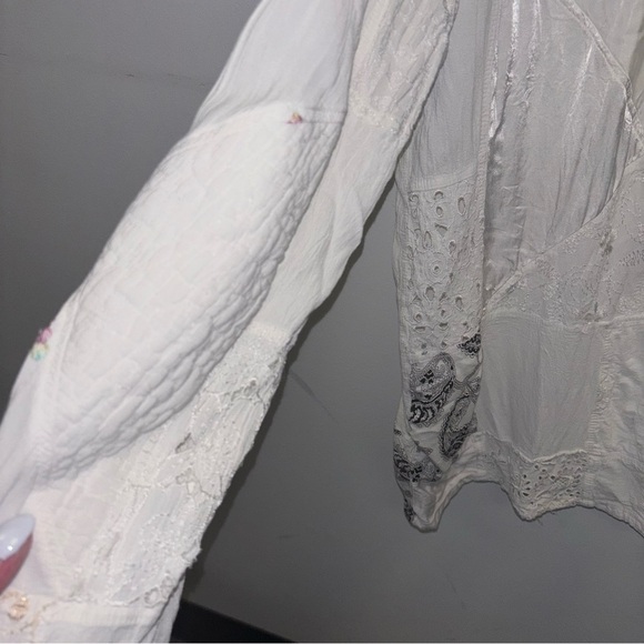 Vintage Ghost by Andrea Sargeant Patchwork Blouse - Picture 2 of 11